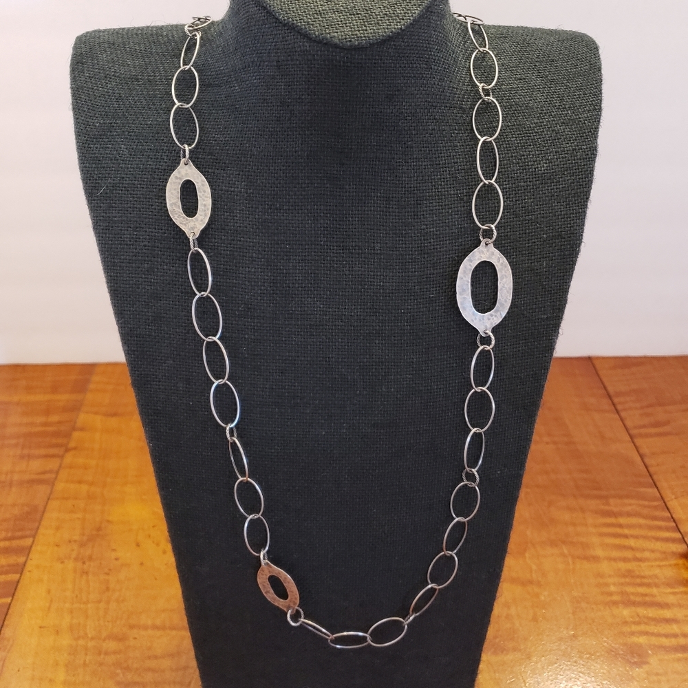 Silpada Oxidized Sterling Silver Necklace, 35 inches
